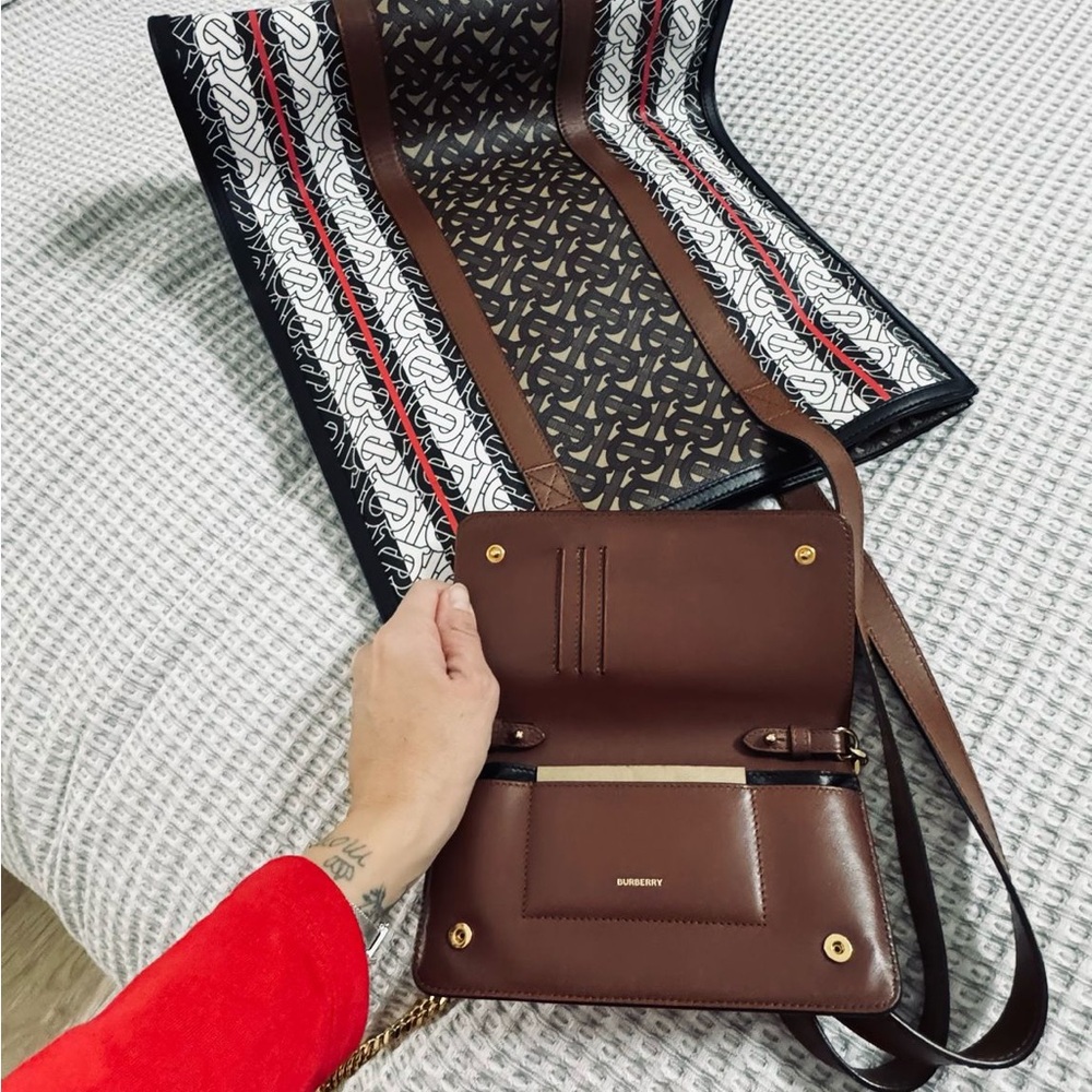 Burberry Brown and Black Women's Bag